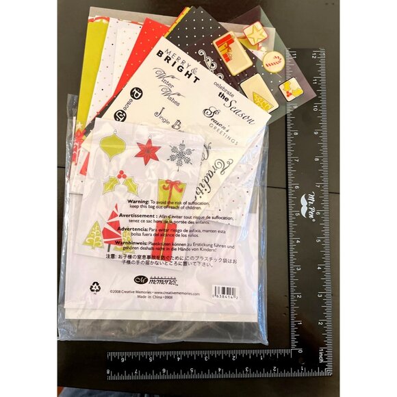 2008 Creative Memories Merry & Bright Paper Album Kit - Holidays 06384142 - Picture 3 of 4